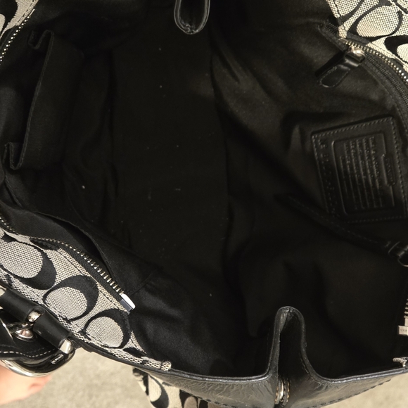 Coach handbag black gray - Picture 4 of 4